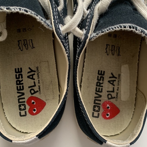 CONVERSE X COMME DES GARÇON PLAY Chuck Taylor '70 Sneakers - Picture 7 of 11